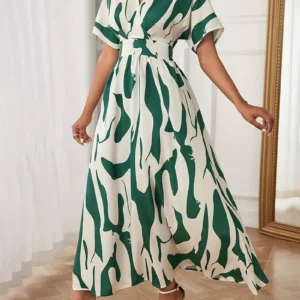 Cecilia Cinched Waist A-line Dress