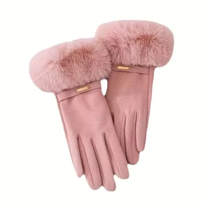 Fur Velvet Gloves